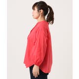 【大きいサイズ】コットンフリルブラウス | eur3 | 詳細画像5 