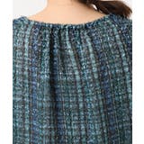 【大きいサイズ】カットジャカードチェック柄ブラウス | eur3 | 詳細画像16 