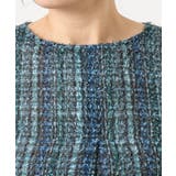 【大きいサイズ】カットジャカードチェック柄ブラウス | eur3 | 詳細画像17 