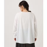 【大きいサイズ】フェザーベスト＋ブラウスセット | eur3 | 詳細画像17 