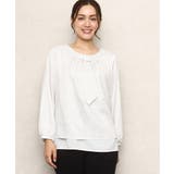 【大きいサイズ/11号サイズあり】ストレッチツイルブラウス | eur3 | 詳細画像1 