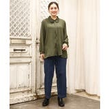 【大きいサイズ】ポーラレース襟ブラウス | eur3 | 詳細画像3 