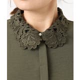 【大きいサイズ】ポーラレース襟ブラウス | eur3 | 詳細画像7 