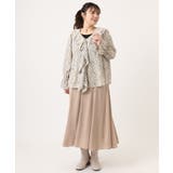 【大きいサイズ】ラッフルネック小花プリントブラウス | eur3 | 詳細画像14 