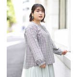 【大きいサイズ】バックボタンブラウス | eur3 OUTLET | 詳細画像10