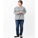 【大きいサイズ】バックボタンブラウス | eur3 OUTLET | 詳細画像15