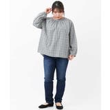 【大きいサイズ】バックボタンブラウス | eur3 OUTLET | 詳細画像16