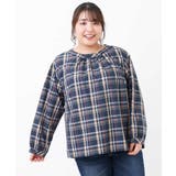 【大きいサイズ】バックボタンブラウス | eur3 OUTLET | 詳細画像2