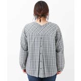 【大きいサイズ】バックボタンブラウス | eur3 OUTLET | 詳細画像20