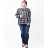 【大きいサイズ】バックボタンブラウス | eur3 OUTLET | 詳細画像4
