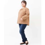 【大きいサイズ】バックボタンブラウス | eur3 OUTLET | 詳細画像9