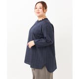 【大きいサイズ】シャーリングチェックブラウス | eur3 | 詳細画像4 