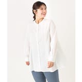 【大きいサイズ】バンドカラーブラウス | eur3 | 詳細画像2 