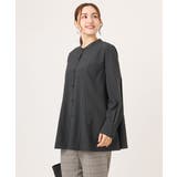 【大きいサイズ】バンドカラーブラウス | eur3 | 詳細画像7 