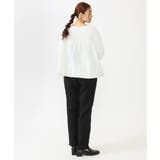 【大きいサイズ】レーシーティアードトップス | eur3 | 詳細画像18 