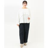 【大きいサイズ】レーシーティアードトップス | eur3 | 詳細画像22 