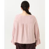 【大きいサイズ】レーシーティアードトップス | eur3 | 詳細画像7 