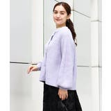 【大きいサイズ】ミックスヤーンカーディガン | eur3 | 詳細画像16 