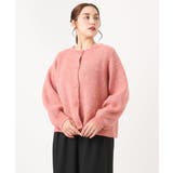 【大きいサイズ】ミックスヤーンカーディガン | eur3 | 詳細画像3 