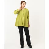 【大きいサイズ】ペプラムニットカーディガン | eur3 | 詳細画像3 