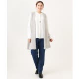 【大きいサイズ】フェザーヤーンロングジレ | eur3 | 詳細画像3 