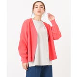 【大きいサイズ】フロントジップカーディガン | eur3 | 詳細画像2 