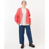 【大きいサイズ】フロントジップカーディガン | eur3 | 詳細画像3 