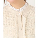 【大きいサイズ】ツイードニットジャケット | eur3 | 詳細画像10 