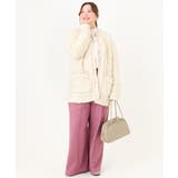 【大きいサイズ】ツイードニットジャケット | eur3 | 詳細画像15 