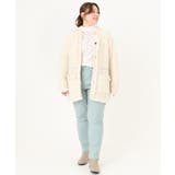 【大きいサイズ】ツイードニットジャケット | eur3 | 詳細画像17 