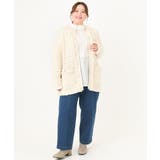 【大きいサイズ】ツイードニットジャケット | eur3 | 詳細画像20 