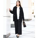 【大きいサイズ】ツイードニットジャケット | eur3 | 詳細画像23 