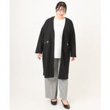 【大きいサイズ】カットジョーゼットロングアウター | eur3 | 詳細画像19 