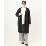 【大きいサイズ】カットジョーゼットロングアウター | eur3 | 詳細画像20 