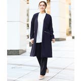 【大きいサイズ】カットジョーゼットロングアウター | eur3 | 詳細画像3 