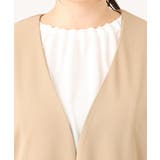 【大きいサイズ】カットジョーゼットロングアウター | eur3 | 詳細画像8 