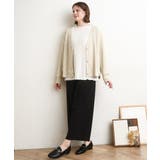 【大きいサイズ/洗える】カーブヘムボクシーカーディガン | eur3 | 詳細画像10 