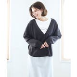 【大きいサイズ/洗える】カーブヘムボクシーカーディガン | eur3 | 詳細画像11 