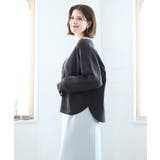 【大きいサイズ/洗える】カーブヘムボクシーカーディガン | eur3 | 詳細画像12 