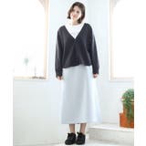 【大きいサイズ/洗える】カーブヘムボクシーカーディガン | eur3 | 詳細画像13 