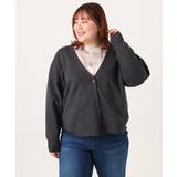 【大きいサイズ/洗える】カーブヘムボクシーカーディガン | eur3 | 詳細画像16 