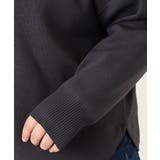 【大きいサイズ/洗える】カーブヘムボクシーカーディガン | eur3 | 詳細画像20 