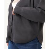 【大きいサイズ/洗える】カーブヘムボクシーカーディガン | eur3 | 詳細画像21 