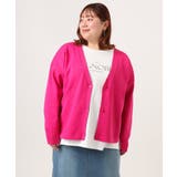 【大きいサイズ/洗える】カーブヘムボクシーカーディガン | eur3 | 詳細画像5 