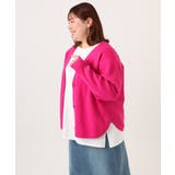 【大きいサイズ/洗える】カーブヘムボクシーカーディガン | eur3 | 詳細画像6 