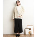 【大きいサイズ/洗える】カーブヘムボクシーカーディガン | eur3 | 詳細画像9 