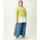 【大きいサイズ】異素材コンビカーディガン | eur3 | 詳細画像5 