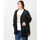 【大きいサイズ】シアーペプラムカーディガン | eur3 | 詳細画像19 