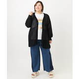 【大きいサイズ】シアーペプラムカーディガン | eur3 | 詳細画像20 