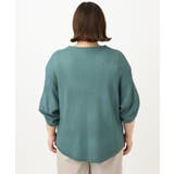 【大きいサイズ】麻タッチトッパーカーディガン | eur3 | 詳細画像8 